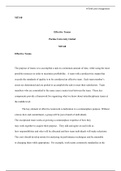 MT140 Unit 6  .docx  MT140   Effective Teams  Purdue University Global  MT140  Effective Teams  The purpose of teams is to accomplish a task in a minimum amount of time, while using the most possible resources in order to maximize profitability.  A team w