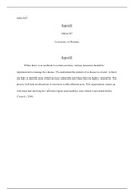 MHA 507 WK 5.docx  MHA/507  Report III  MHA/507  University of Phoenix  Report III  When there is an outbreak in certain sections, various measures should be implemented to manage the disease. To understand the pattern of a disease is crucial in that it c