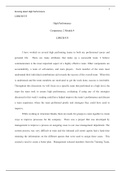 LDRCB535.Comp 2. Module 4.docx  LDRCB/535  High Performance  Competency 2 Module 4  LDRCB/535  I have worked on several high performing teams in both my professional career and personal life.  There are many attributes that make up a successful team. I be