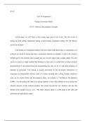 IT213  Unit10.docx  IT213  Unit 10 Assignment  Purdue University Global  IT213- Software Development Concepts  In this paper, we will focus on the testing stage and its four levels. The four levels of testing are Unit testing, Integration testing, system 