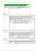 PHI 210 Critical Thinking: Week 6 Exam 1 pratice questions and answers 2021 