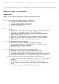 Pharmacotherapeutics for Advanced Practice Nurse Prescribers 5th Edition Woo Robinson Test Bank (ALL CHAPTERS, Complete Questions and Answers)