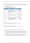 ACCT 211 Connect Homework Chapter 11 Exercises answers complete solutions