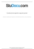 Derecho Constitucional argentino SEGUNDO PARCIAL - FLORIO