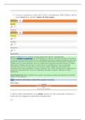 NURSING 301 quiz two_ LATEST,100% CORRECT NURSING 301 quiz two_ LATEST 1. A nurse is assessing a client with chronic schizophrenia. Which effects will the client most likely exhibit? Select all that apply. Correct1 Apathy 2 Sadness Correct3 Flatness 4 Hos