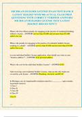 MICHIGAN BUILDERS LICENSE EXAM TEST BANK B  LATEST 2024/2025 WITH 900 ACTUAL EXAM PREP  QUESTIONS WITH CORRECT VERIFIED ANSWERS/  MICHIGAN BUILDERS LICENSE TEST LATEST  2024/2025 (BRAND NEW!!)