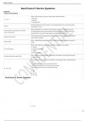   Mock Exam #1 Review Questions Terms in this set (64)    1, 2, and 3	Which of the following are types of safe patient handling devices? 1.	Hoyer lift 2.	Gait belt 3.	Transfer board 8 hours	The latent image can remain "stored" in the imaging plate f