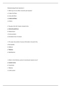 Pathophysiology Review Questions 5