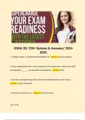 OSHA 30/ 250+ Quizzes & Answers/ 2024-2025.