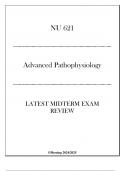 (HU) NU 621 - Advanced Pathophysiology - Latest Midterm Exam Review 20242025