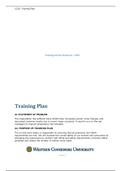 C235Roofingtask1.docx    Training and Development  “ C235  Training Plan  A1 STATEMENT OF PROBLEM  The organization has suffered many OSHA fines, increasing worker comp charges, and decreased customer loyalty due to recent major accidents. A need for our 