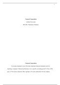 BUS 401 Week 2.docx    Comcast Corporation  Ashford University  BUS 401: Principles of Finance  Comcast Corporation   œAn income statement is one of the three important financial statements used for reporting a company s financial performance over a speci