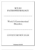 (Nightingale) SCI 225 Pathophysiology - Week 9 Gastrointestinal Disorders - Content Review Exam