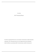 Free Trade Week 2 Assignment BUS357.docx    Free Trade  BUS357 International Business  Free trade is an agreement between two or more nations to reduce barriers to imports and exports among them. This is when goods and services can be bought and sold acro