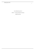 ESSA result  11 .docx    Every Student Succeeds Act  POL 201  “ American National Government  Ashford University    Every Student Succeeds Act  Every student succeeds act has helped so many students since 2008. On December 15th, 2008 President Obama revam