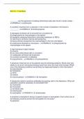 BIO Ch. 7 Test Bank ________ are the agranular circulating white blood cells also found in lymph nodes. - ANSW..Lymphocytes A condition resulting from a reduction in the number of platelets in the blood is ________. - ANSW..thrombocytopenia