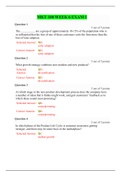 MKT 100 WEEK 6 EXAM 1 / MKT100 WEEK 6 EXAM 1: GRADED A | 100% CORRECT |STRAYER