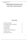 R C843 Task 1.docx   C843Managing Information Security  KOP1 TASK 1: Analysis Response  Table of Contents  A. Exploited Vulnerabilities3  B. Confidentiality, Integrity, and Availability4  C. Federal Regulations5  D. Impact Mitigation6  E. Incident Respons