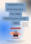 PYC4809 Portfolio Guide 2024 