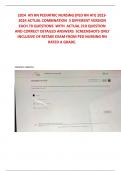 2024  ATI RN PEDIATRIC NURSING (PED RN ATI) 2023-2024 ACTUAL COMBINATION  3 DIFFERENT VERSION EACH 70 QUESTIONS  WITH  ACTUAL 210 QUESTION AND CORRECT DETAILED ANSWERS  SCREENSHOTS ONLY  INCLUSIVE OF RETAKE EXAM FROM PED NURSING RN  RATED A GRADE.