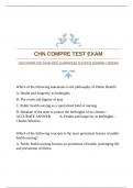 CHN COMPRE TEST EXAM WITH GUARANTEED ACCURATE ANSWERS |VERIFIED