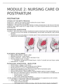 Exam (elaborations) NRSG 3302 (NRSG3302 Exam 1- Module 2 Postpartum Care) (NRSG 3302 (NRSG3302 Exam 1- Module 2 Postpartum Care)) 