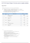 ACCT 211 Connect Chapter 2 answers complete solutions