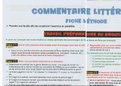 Réussir le Commentaire littéraire