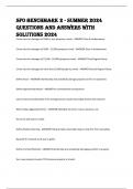 SFO BENCHMARK 2 - SUMMER 2024 QUESTIONS AND ANSWERS WITH SOLUTIONS 2024