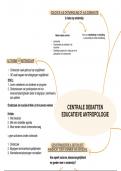 schema/ samenvatting - centrale debatten educatieve antropologie 