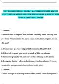 TEST BANK QUESTIONS - EXAM #1 MATERNAL NEWBORN NEWEST UPDATED EXAM WITH MULTIPLE MULTIPLE CHOICE QUESTIONS WITH CORRECT ANSWERS A+ GRADED