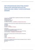 A&P STRAIGHTERLINE EXAM /FINAL NEWEST EXAM LATEST 2024/2025 WITH ACTUAL QUESTIONS AND CORRECT VERIFIED (DETAILED) ANSWERS