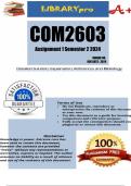 COM2603 Assignment 1 (COMPLETE ANSWERS) Semester 2 2024