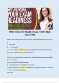 Ohio Drivers Ed Practice Exam/ 100+ Q&A/ 2024-2025. 