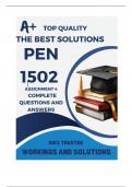 PEN1502 Assignment 4 COMPLETE ANSWERS) Semester 2 2024 - DUE 3 September 2024