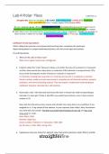 Straighterline Intro to Chemistry CHEM101L Lab 4 Molar Mass COMPLETE Worksheet with LAB PHOTOS (New Version August 2024) Scored 100%