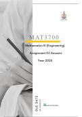 MAT3700 Assignment 03 Answers Year 2024