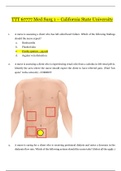 TTT 67777 Med Surg 1 & 2 Exam_Graded A | TTT67777 Med Surg BUNDLE_2020