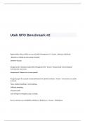 Utah SFO Benchmark -2  Test Questions and Answers