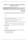 SEJPME II 202 Module 20 - Integration of Lethal and Nonlethal Actions Post Test answers:latest