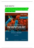 Study Guide For Mccance & Huether’s Pathophysiology: The Biological Basis For Disease In Adults And Children 9th Edition 2024