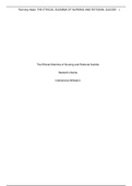 The Ethical Dilemma of Nursing and Rational Suicide(latest)2020/2021