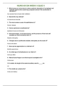 Exam (elaborations) NURS 6512N WEEK 5 QUIZ 5 