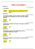  ETHC 210 EXAM 8 (100% CORRECT) | SCORE 75 OUT OF 75 POINTS : LIBERTY UNIVERSITY