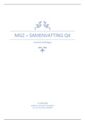 MGZ - Samenvattingen Jaar 1