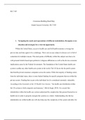 Consensus BuildingRoadmap.docx   HLT 305  Consensus-Building Road Map  Grand Canyon University: HLT 305  1.Navigating the needs and expectations of different stakeholders; Recognize every situation and strategize for a win-win opportunity.   Within the Un