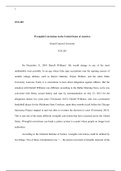 JUS 202 Wrongful Convictions.docx   JUS-202  Wrongful Convictions in the United States of America  Grand Canyon University  JUS-202  On December 11, 2010 Darrell Williams  life would change in one of the most unthinkable ways possible. In an age where fal