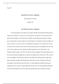 Final Draft of a Review Assignment.docx   Eng-105  Final Draft of a Review Assignment  Grand Canyon University  English-105  First Draft of a Review Assignment  It is not uncommon to see almost every person with their face turned toward their phone whenev