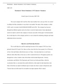 Mkt 450 Benchmark   Market Simulation LNCE Quarter 4 Summary 1.docx   MKT-450  Benchmark: Market Simulation: LNCE Quarter 4 Summary  Grand Canyon University: MKT-450  The recent company that I and four other team members have come up with, was created to 