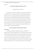 MKT450 CLC Marketplace Simulation Final Report on LNCE.docx   MKT-450  CLC Marketplace Simulation: Final Report on LNCE  Grand Canyon University: MKT-450  LNCE started as a vision to create the highest level of quality in bikes as possible. This vision ad